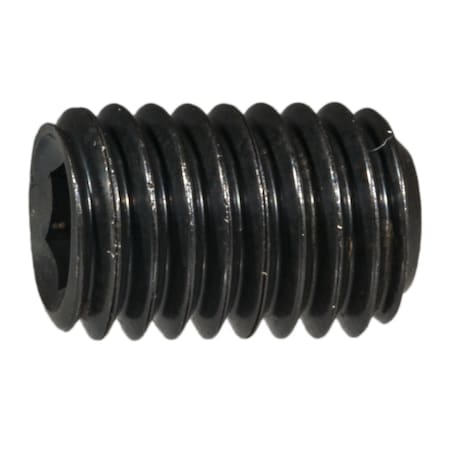 Midwest Fastener 8mm-1.25 x 12mm Plain Class 14.9 Steel Coarse Thread Cup Point Hex Socket Headless Set Screws 10PK 62518